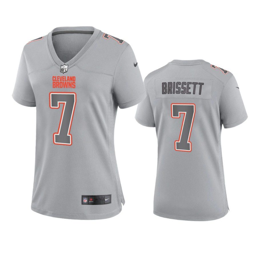 women jacoby brissett browns atmosphere fashion game gray jersey