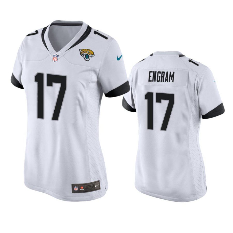 women jaguars evan engram game white jersey