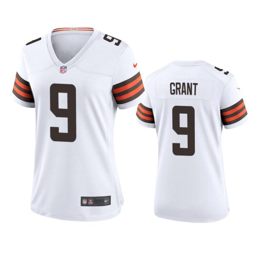 women jakeem grant browns game white jersey