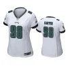 women jalen carter eagles white game jersey