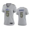 women jalen ramsey rams gray atmosphere fashion game jersey