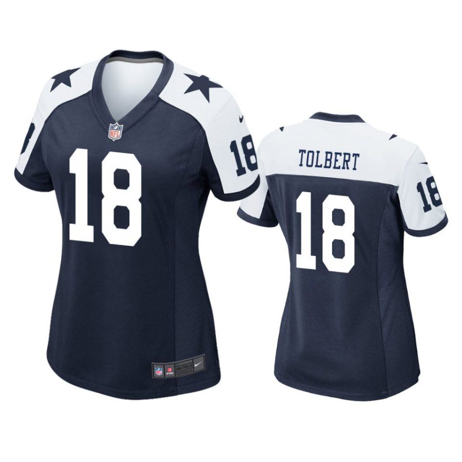 women jalen tolbert cowboys alternate game navy jersey