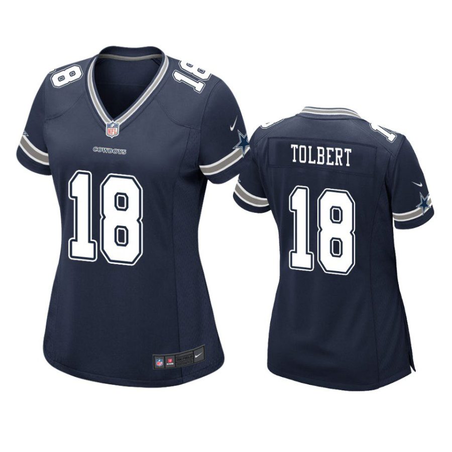 women jalen tolbert cowboys game navy jersey