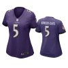 women jalyn armour davis ravens game purple jersey