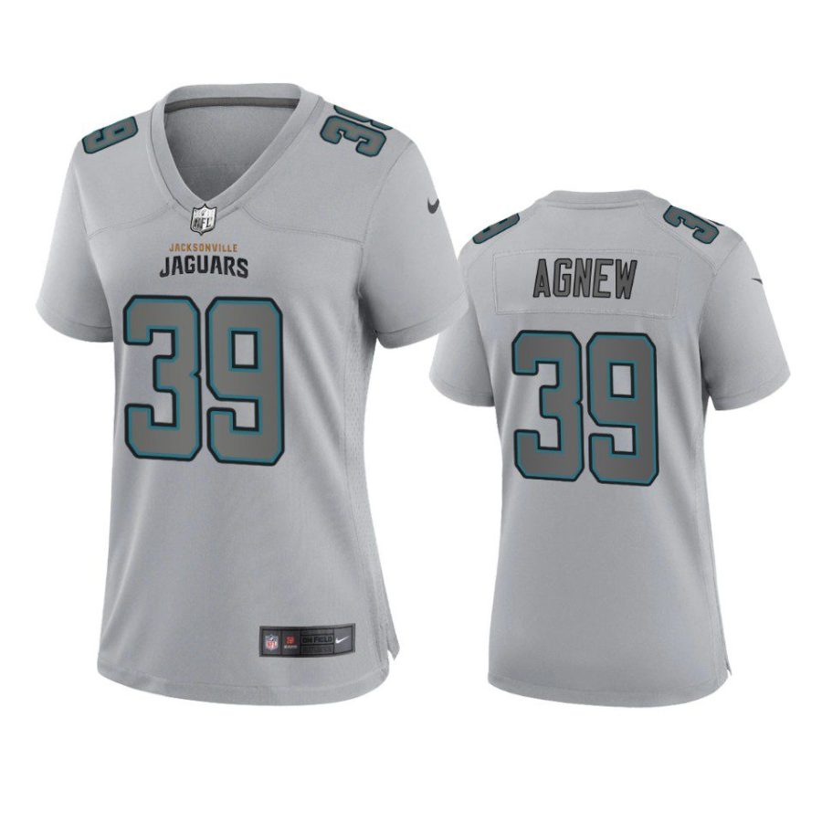 women jamal agnew jaguars gray atmosphere fashion game jersey