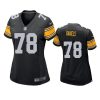 women james daniels steelers game black jersey