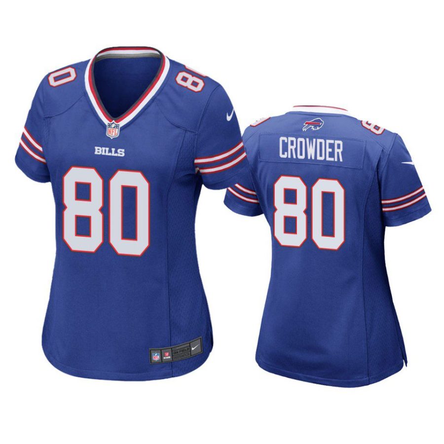 women jamison crowder bills game royal jersey