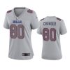 women jamison crowder bills gray atmosphere fashion game jersey