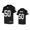 women jayon brown raiders game black jersey 0a