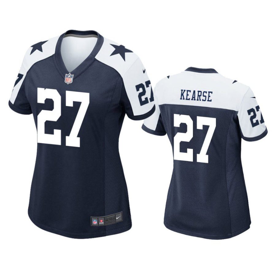 women jayron kearse cowboys alternate game navy jersey