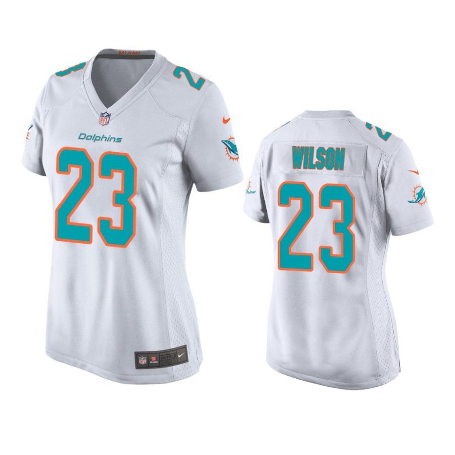 women jeff wilson dolphins game white jersey