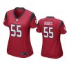 women jerry hughes texans game red jersey