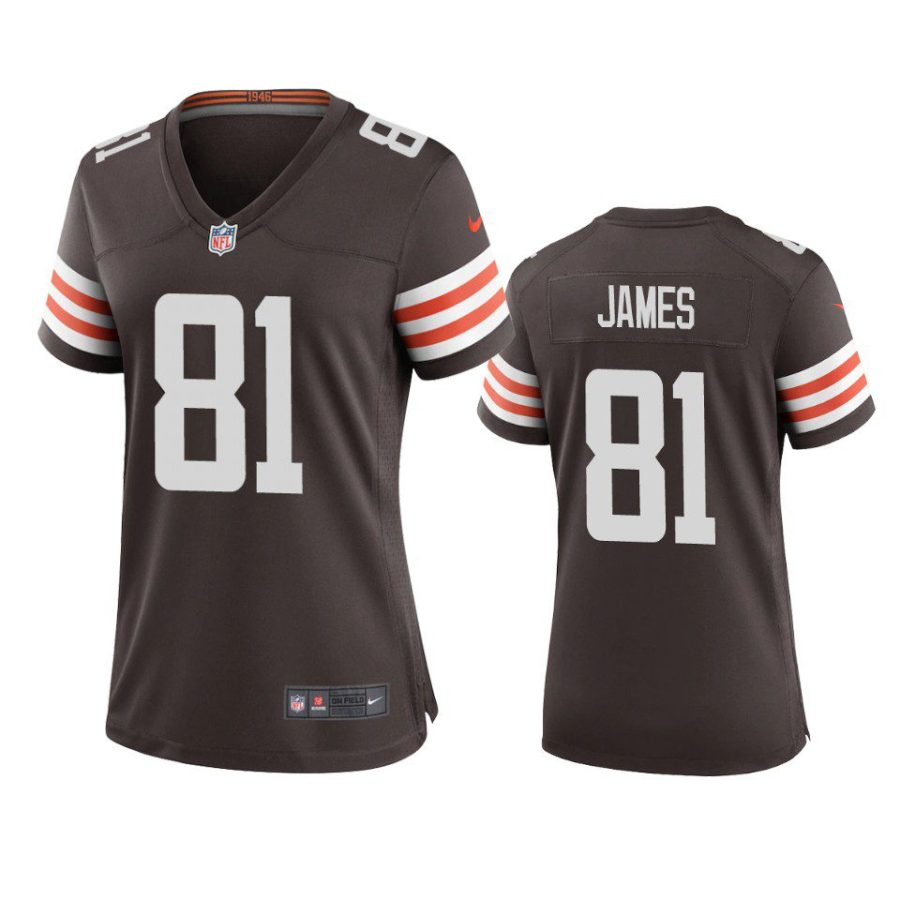 women jesse james browns brown game jersey