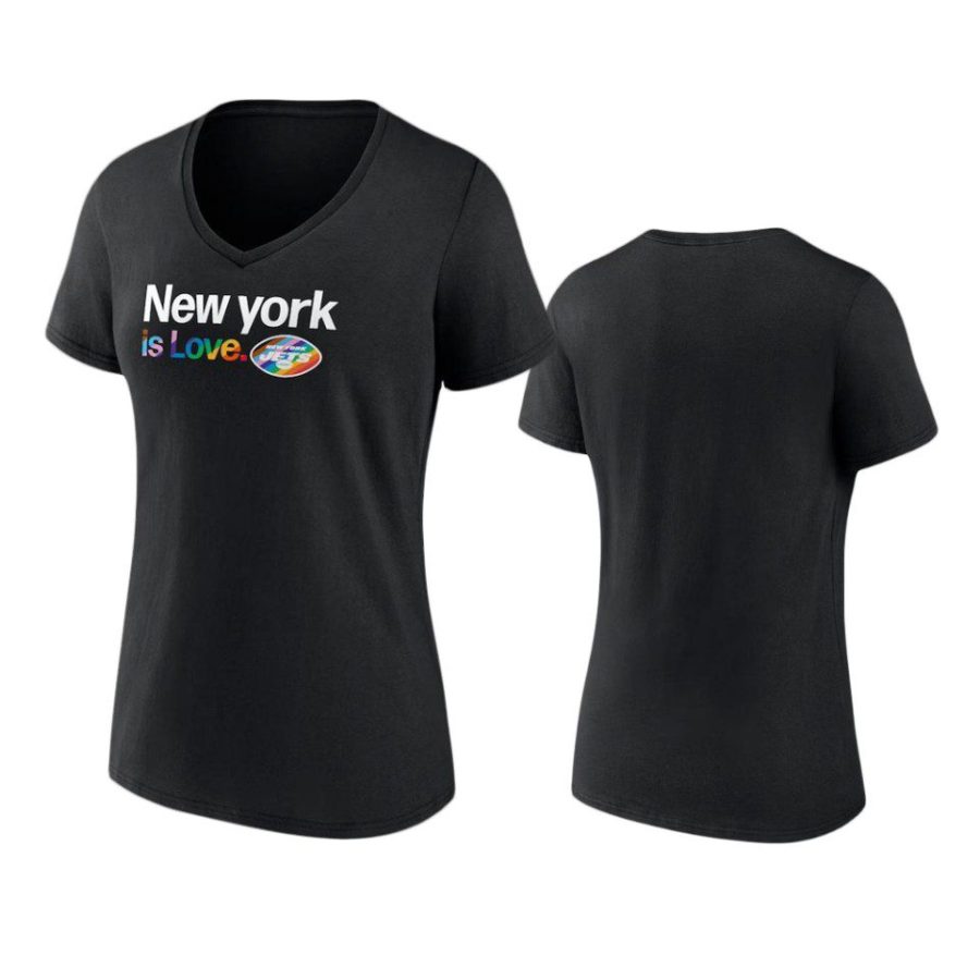 women jets black city pride t shirt