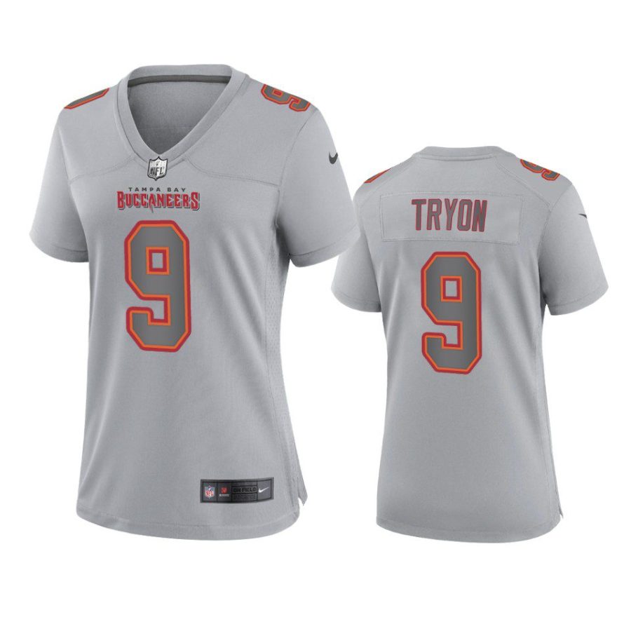 women joe tryon buccaneers gray atmosphere fashion game jersey