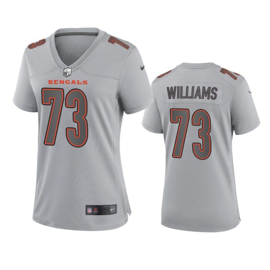 women jonah williams bengals atmosphere fashion game gray jersey