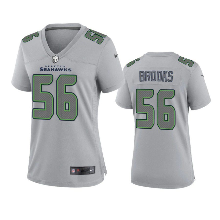 women jordyn brooks seahawks gray atmosphere fashion game jersey