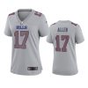 women josh allen bills atmosphere fashion game gray jersey