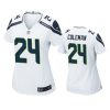 women justin coleman seahawks game white jersey