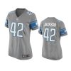 women justin jackson lions game silver jersey