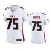 women justin shaffer falcons game white jersey