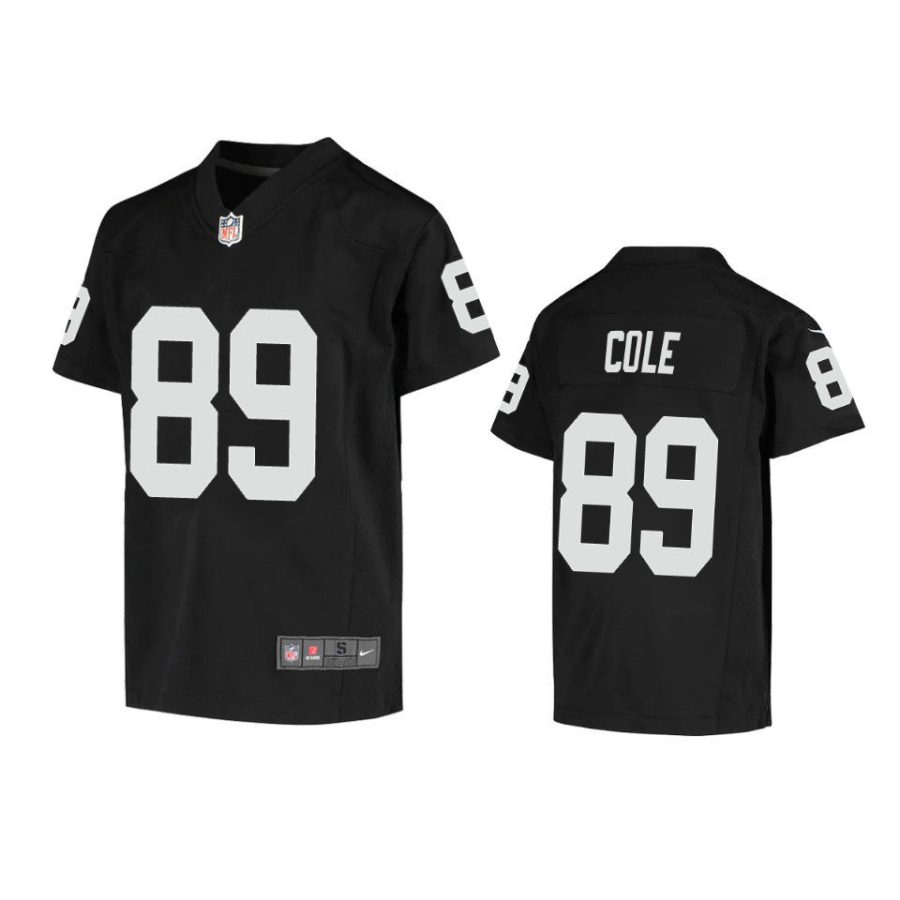 women keelan cole raiders game black jersey 0a