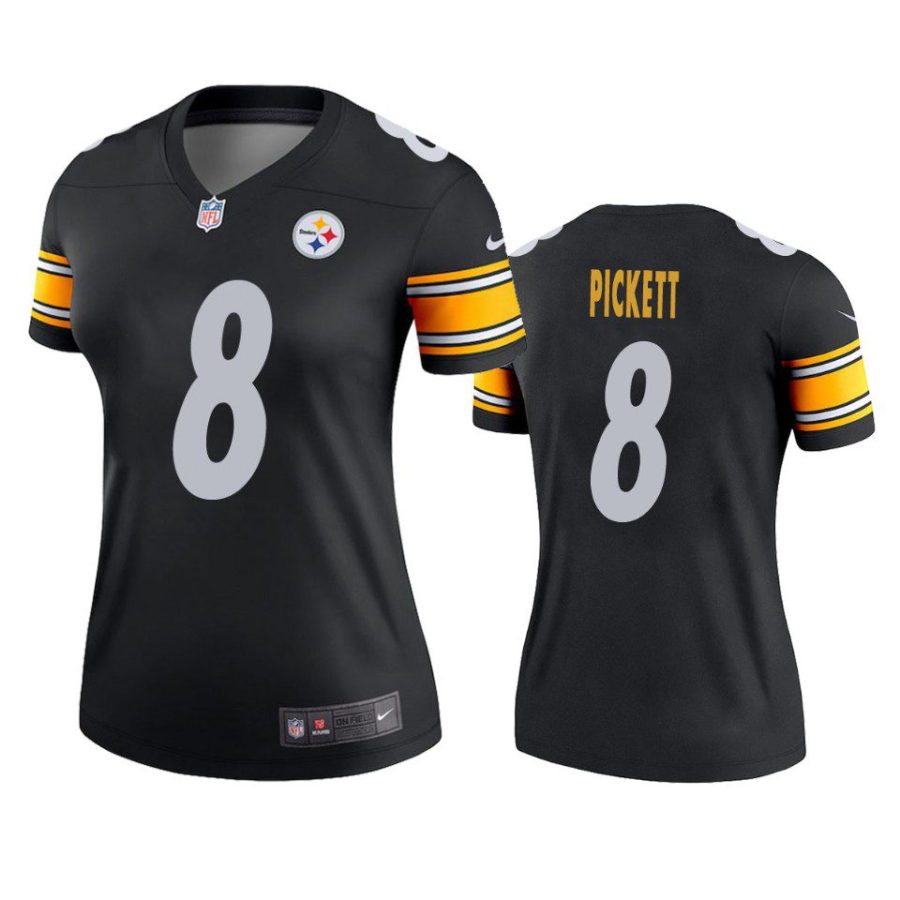 women kenny pickett steelers black legend jersey