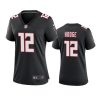 women khadarel hodge falcons throwback game black jersey