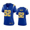 women khalil mack chargers alternate game royal jersey