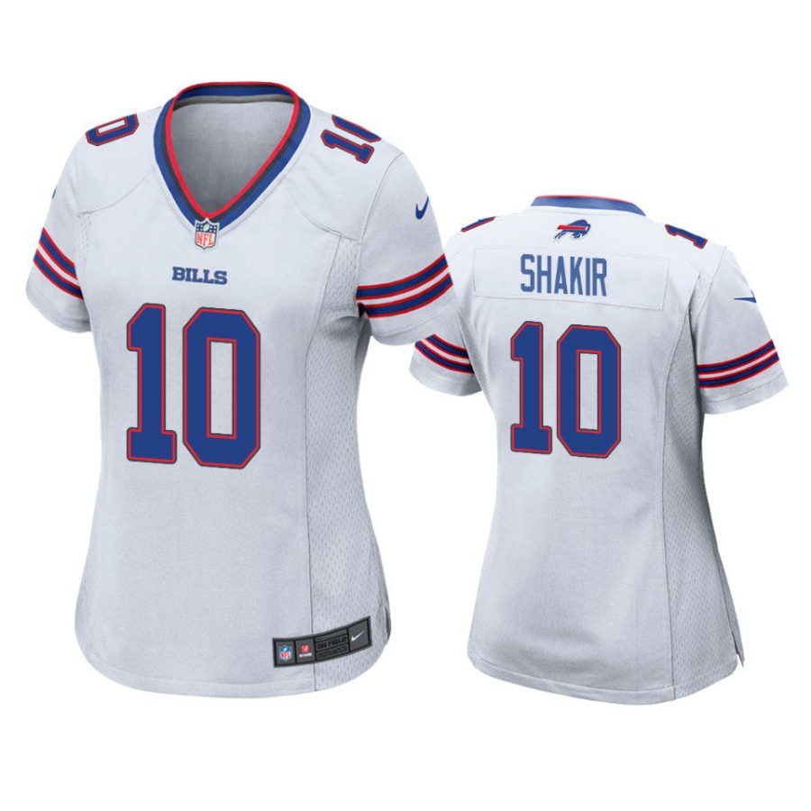 women khalil shakir bills game white jersey