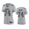 women kolton miller raiders gray atmosphere fashion game jersey