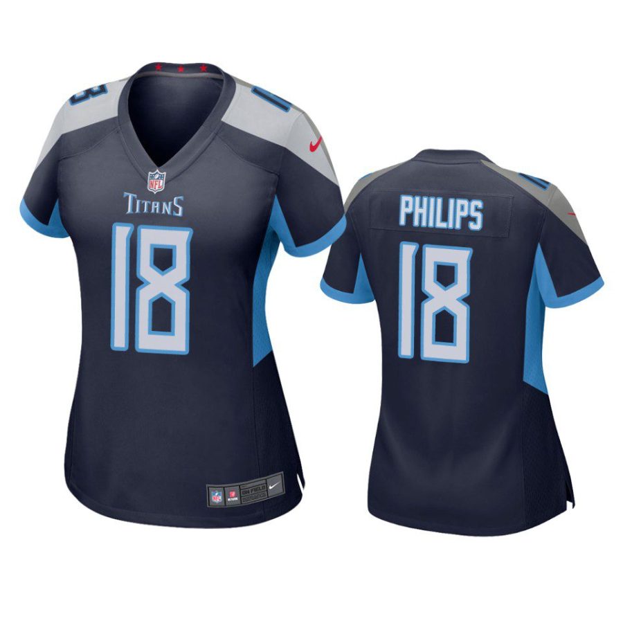 women kyle philips titans game navy jersey