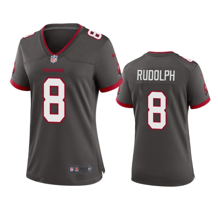 women kyle rudolph buccaneers alternate game pewter jersey