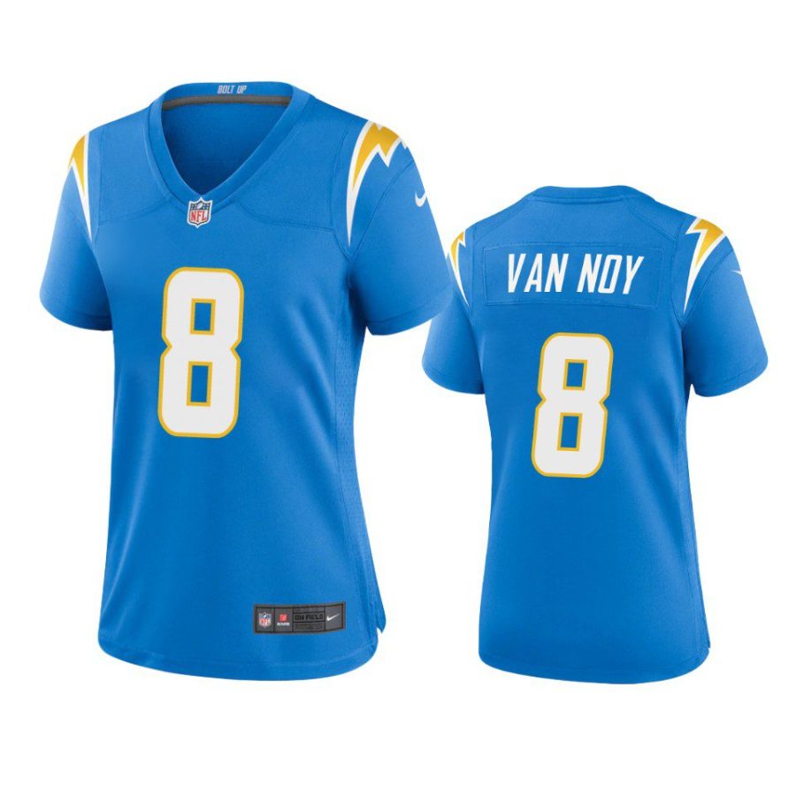 women kyle van noy chargers game powder blue jersey