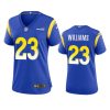 women kyren williams rams game royal jersey