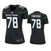 women laken tomlinson jets game black jersey