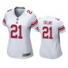 women landon collins giants game white jersey