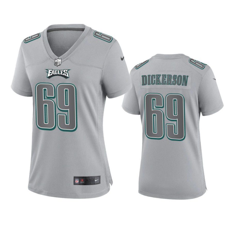 women landon dickerson eagles gray atmosphere fashion game jersey