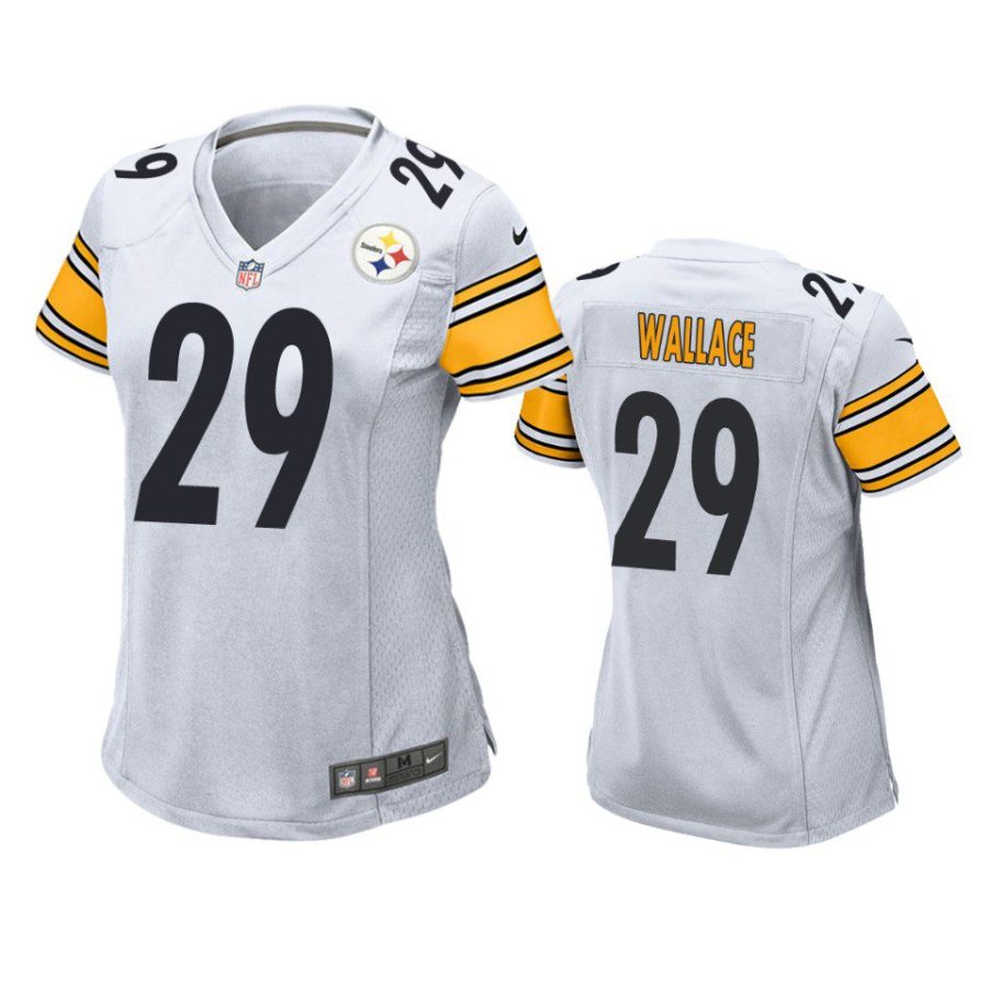 women levi wallace steelers game white jersey 0a