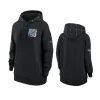 women lions black 2023 nfl crucial catch club hoodie