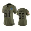 women lions penei sewell olive limited 2022 salute to service jersey