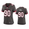 women logan hall buccaneers alternate game pewter jersey