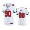 women logan hall buccaneers game white jersey