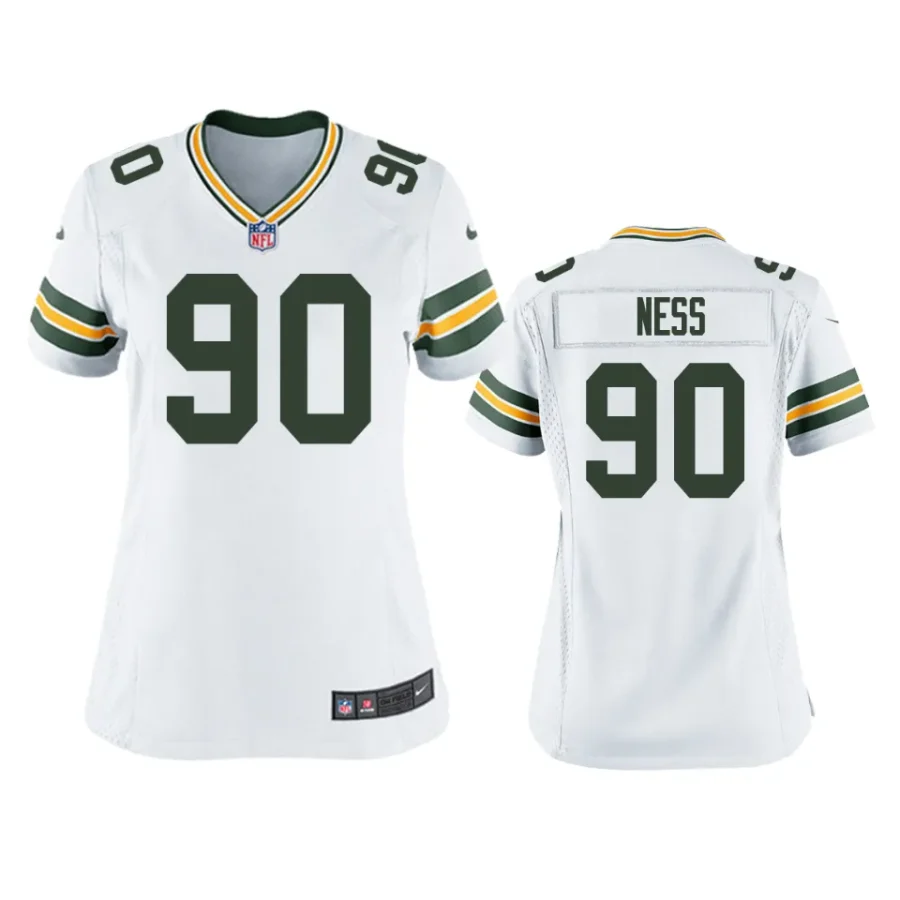 women lukas van ness packers game white jersey