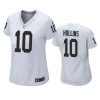 women mack hollins raiders game white jersey