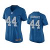 women malcolm rodriguez lions throwback game blue jersey