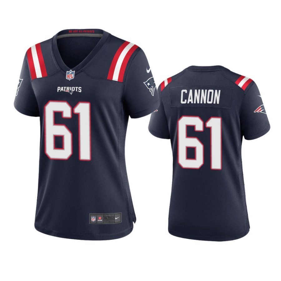 women marcus cannon patriots game navy jersey