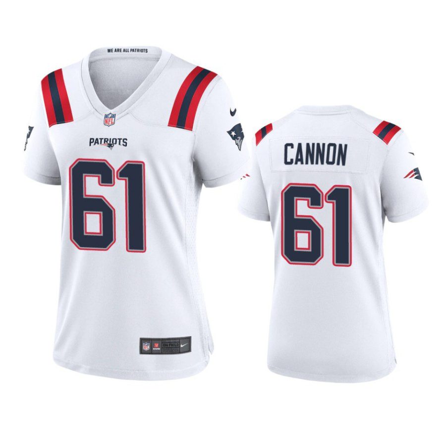 women marcus cannon patriots game white jersey