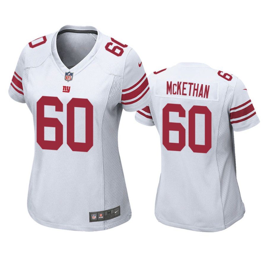 women marcus mckethan giants game white jersey