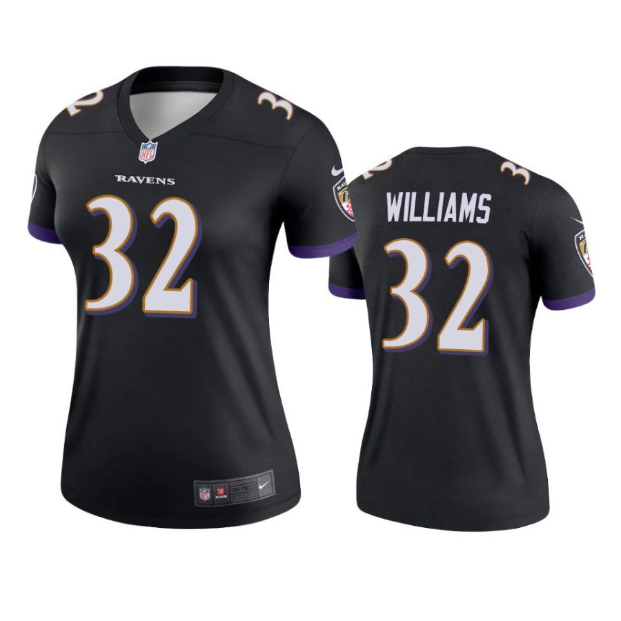 women marcus williams ravens black legend jersey